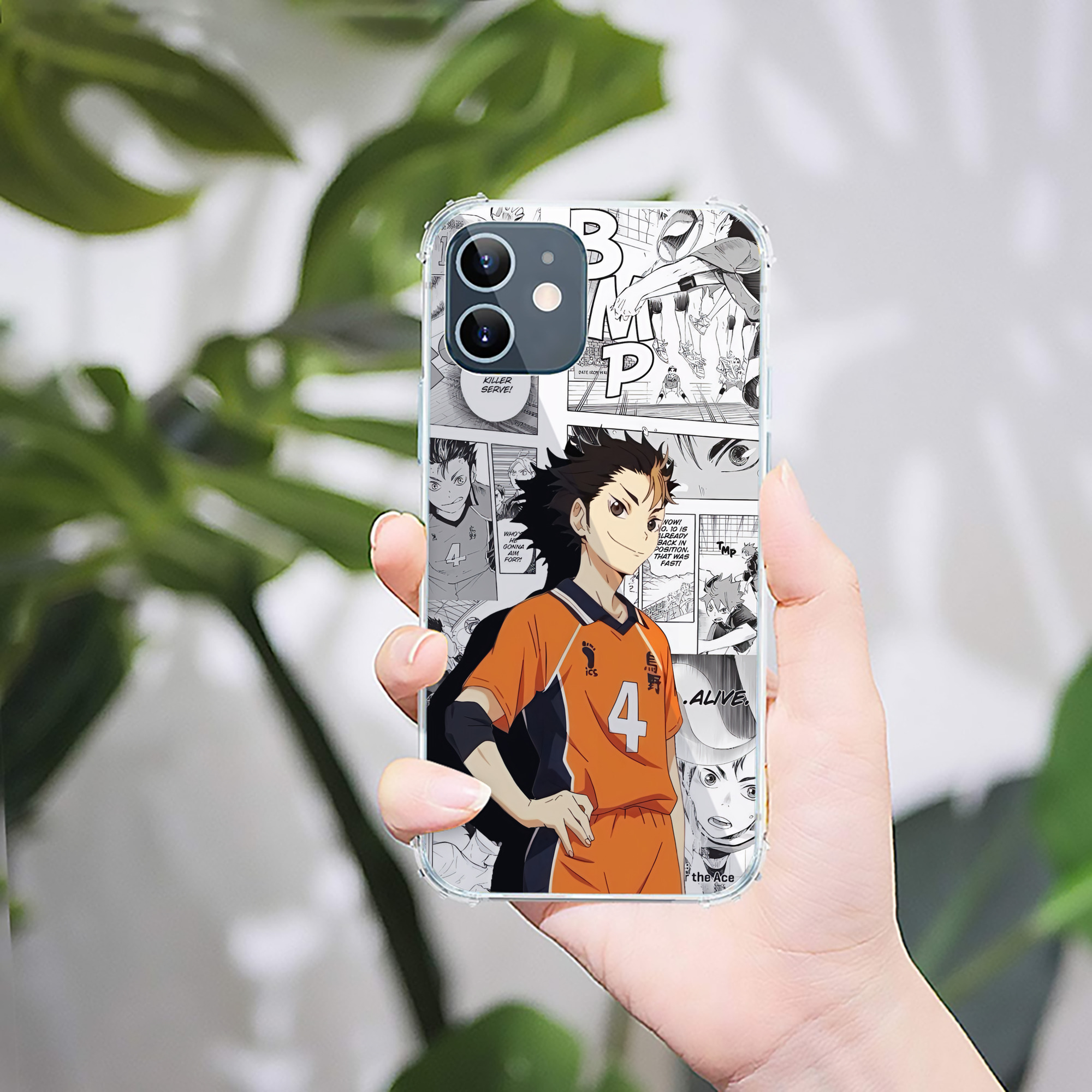 （画像用） ハイキュー!! Haikyu!! 【iPhone 12シリーズ対応】透明スマホケース（クリアソフトケース）